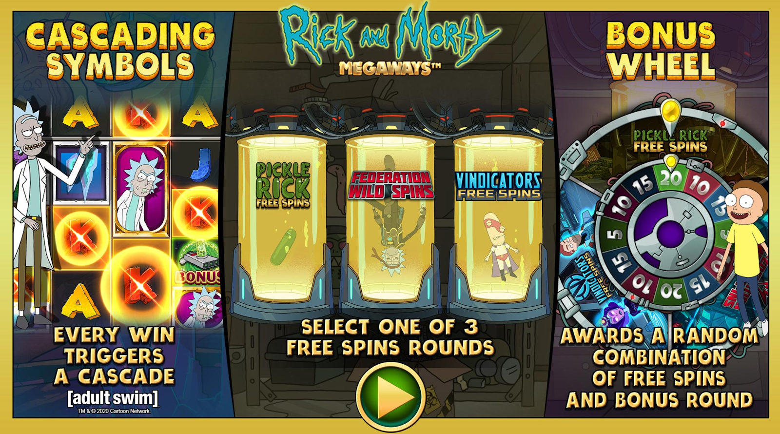 Play Rick and Morty Megaways Slot