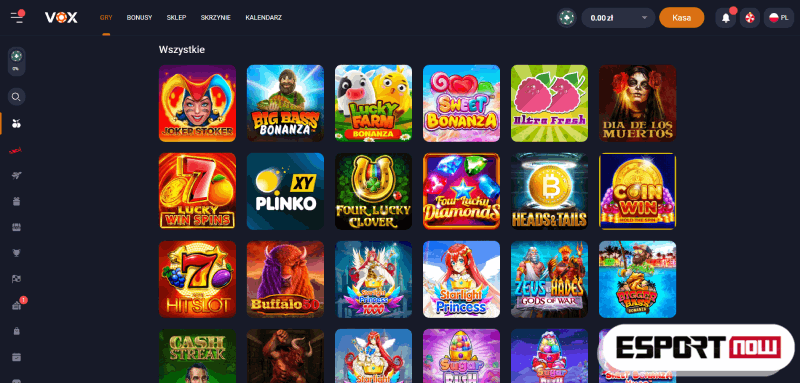 VOX Casino — nowoczesne kasyno online z szerok? ofert? gier 0